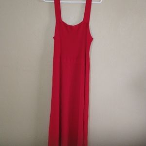 Banana Republic Square Neck Midi Dress